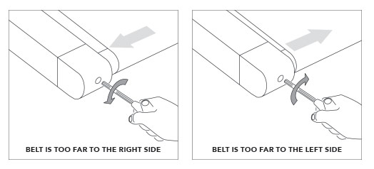 Tensioning and Centering the Running Belt Horizon Fitness